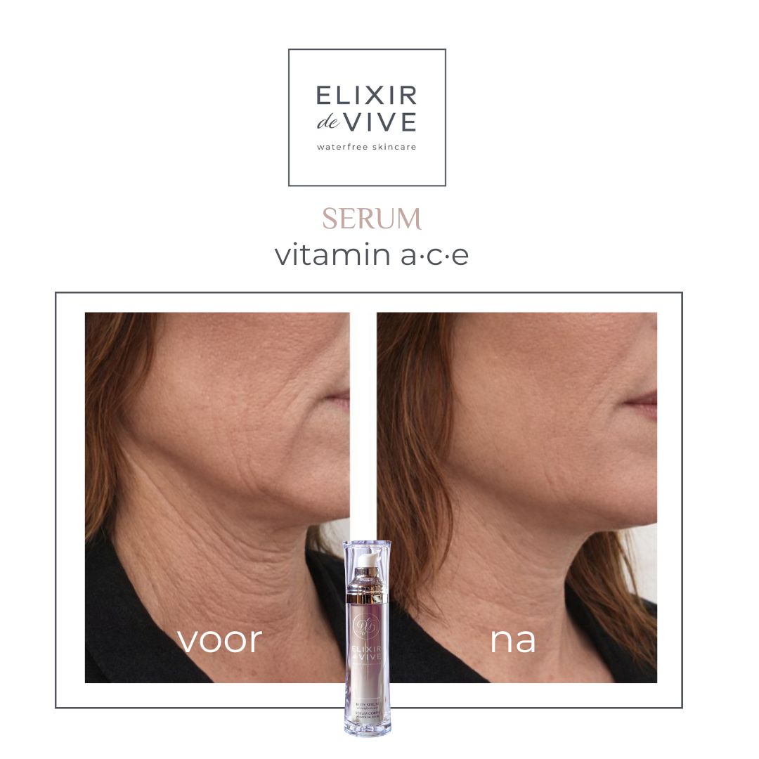 Vitamin ACE Serum - Waterfree Face & Body Serum met Vitamine A, C & E - Microplastic free - Vegan - 54ml